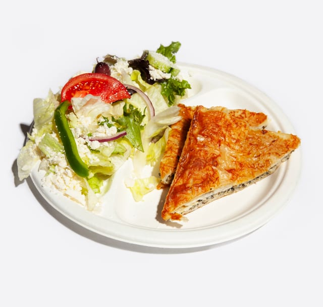 Spinach Pie Dinner.