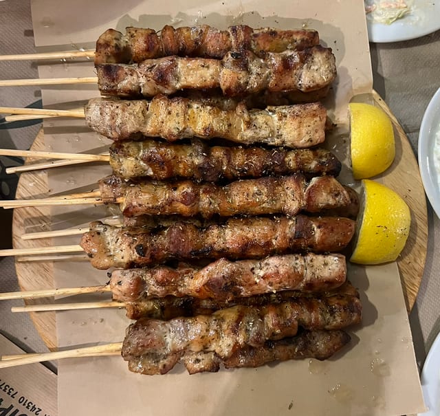 Pork Kabob / Souvlaki a La Carte.
