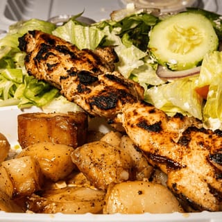 Chicken Kabob Lunch
