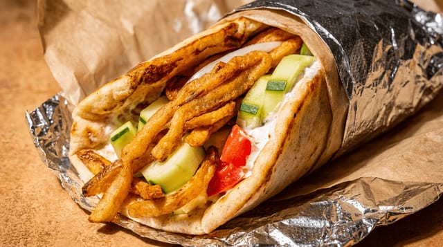 Vegetarian Gyro.