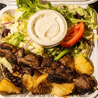 Lamb Kabob Lunch