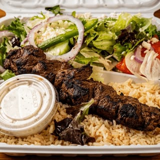 Beef Kabob Lunch